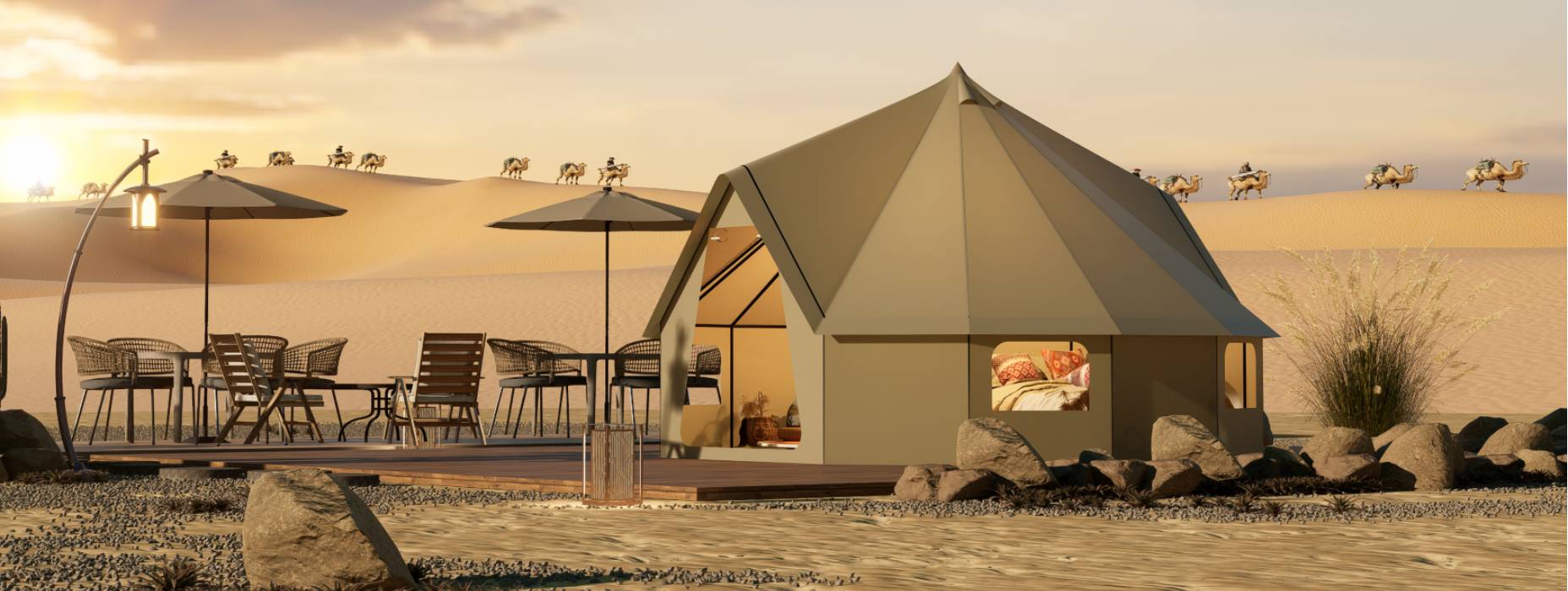 三沙露营酒店帐篷产品